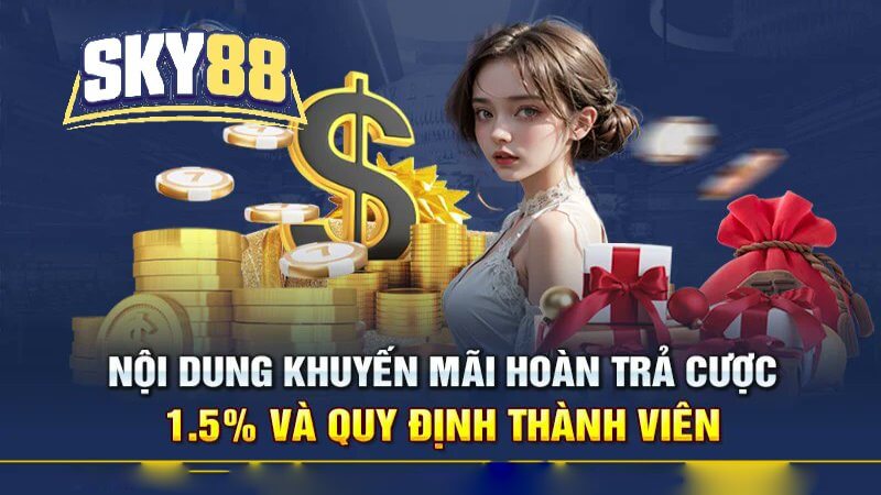 Cơ hội nhận tiền hoàn trả 1.5% siêu hấp dẫn cho hội viên